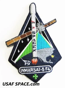 Auténtico Inmarsat-5 F4 - SPACEX - FALCON 9 F-9 Lanzamiento SATÉLITE Misión PARCHE - Imagen 1 de 2