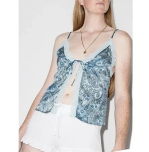 Frankie’s Bikini Paisley Print Blau Trägertop - Bild 1 von 6