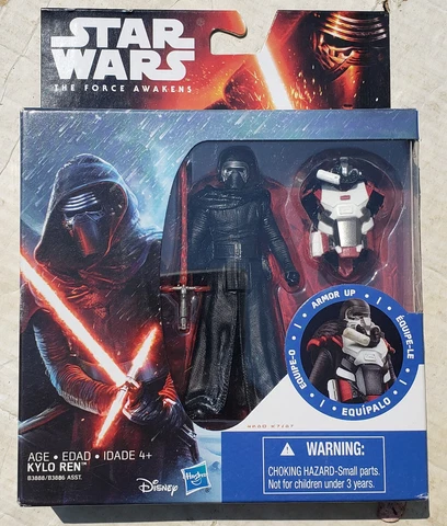 Star Wars The Force Awakens Kylo Ren Armor Up 3.75 Action Figure 2015 New Cover