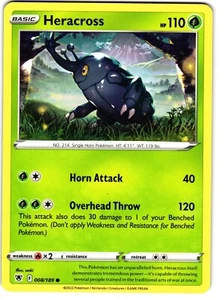 Heracross 8/189 Pokemon SWSH: Astral Radiance - Picture 1 of 3