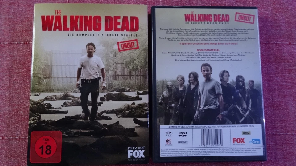 The Walking Dead, Staffel 6 komplett, DVD uncut, Sechste Staffel - Bild 1 von 1