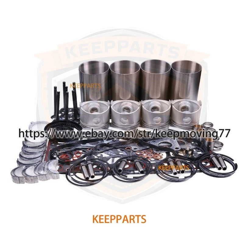 ENGINE OVERHAUL REBUILD KIT FIT ISUZU NPR NQR GMC W3 W4 W5 4HE1 4.8L - Image 1 of 1