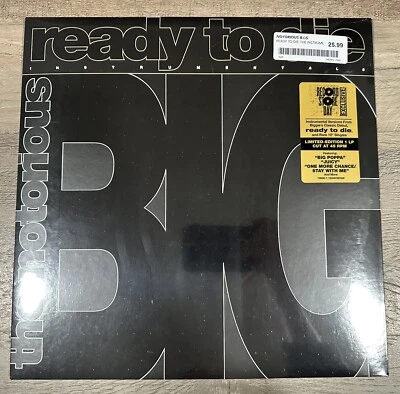 NOTORIOUS BIG READY TO DIE INSTRUMENTALS 12" VINYL SINGLE SEALED RSD 2024 BIGGIE - Image 1 of 2