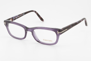 Tom Ford TF5184 083 żeńskie prostokątne oprawki do okularów fioletowe 50mm