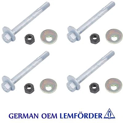 4 X OEM Front Lower Control Arm Camber Adjust Mounting Bolt Kit 1984-02 Mercedes - Image 1 of 3