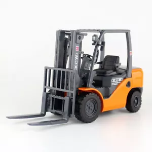 Forklift Truck 1:20 Diecast Construction Vehicle Toys Turning Wheel Boys Gifts - Picture 1 of 14