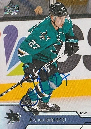 Joonas Donskoi - Signed 2016-17 Upper Deck Series 2 Card #404 - Image 1 of 1