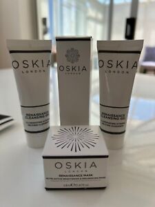 Oskia bundle 3 x Renaissance cleansing gels 35ml each & 1 x Renaissance mask 14m