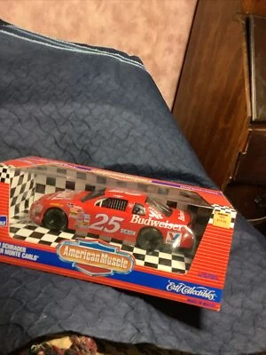 Ertl Ken Schrader BUD Budweiser Chevrolet Chevy Monte Carlo 1/18 Diecast NASCAR - Image 1 of 4