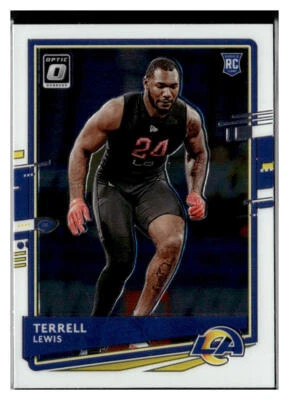 2020 Panini Donruss #P-291 Terell Lewis Optic Preview RC Rams - Image 1 of 2