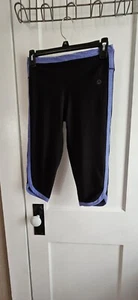 VOGO Atletismo Mujer Negro/Azul Entrenamiento Capris XS - Imagen 1 de 7