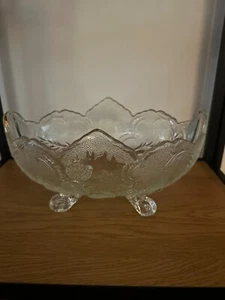 Jeannette Glass, Lombardi Footed Bowl, Vintage 1950's - Picture 1 of 11
