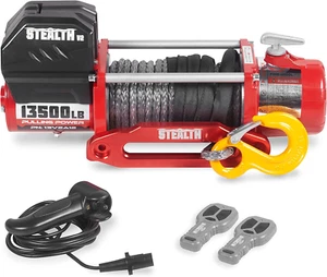 13500Lb Truck Winch,12-Volt Electric Winch with 2 Wireless Remotes and Synthetic - Picture 1 of 8