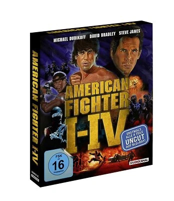 AMERICAN NINJA Collection: 1 2 3 4 *1985 / Uncut / Michael Dudikoff NEW Blu Ray - Image 1 of 2