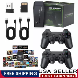 Consola de juegos retro 4K HDMI TV 20000+ Stick para videojuegos con 2 controladores inalámbricos - Imagen 1 de 10