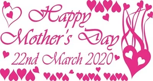 Motherday Einzelhandel Schaufenster Display Vinyl Aufkleber - 3 Linien Bänder M3 - Bild 1 von 8
