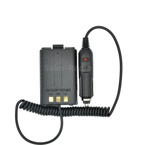 Baofeng UV-5R Eliminator akumulatora Ładowarka samochodowa Walkie Talkie Car Ham Radio Adapter - Zdjęcie 1 z 6