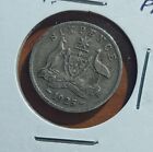 Australia 6p Six Pence 1925 George V Old Vintage Silver Coin G Oceania Interwars