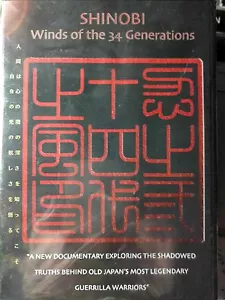 SHNOBI:Winds of The 34 Generations Documentary DVD Ninja NEW SEALED RARE - Picture 1 of 2