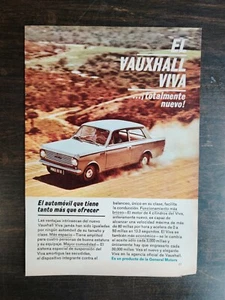 De colección 1965 General Motors Vauxhall Español Español Página Completa Original Color Anuncio - Imagen 1 de 1