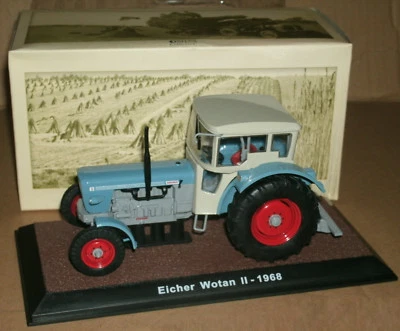 1/32 Scale 1968 Eicher Wotan II Farm Tractor Diecast Model Replica Atlas 7517015 - Image 1 of 4