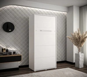 Schrankbett,Klappbett PN1,Vertikal,90x200cm, Inkl. LED Beleuchtung.Farbe wählbar - Bild 1 von 8