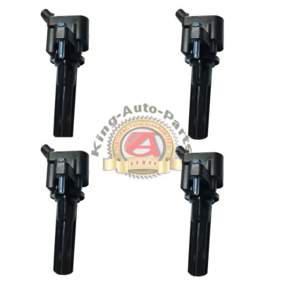 Pack of 4 Ignition Coil Compatible 2006-2009 Buick Rainier Chevrolet UF497 Foto 1 de 4