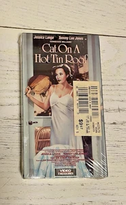 Cat On A Hot Tin Roof VHS Movie Video 1989 Jessica Lange Tommy Lee Jones SEALED - Imagen 1 de 5