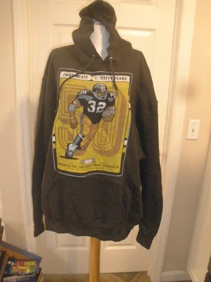 成人黑色连帽衫 Russel Athletic XXL 钢人队纯洁五十岁 #32 (3A) — 第 1/4 张图片