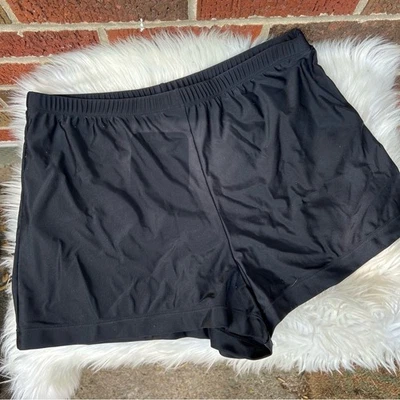 Pantalones cortos de baño St. Tropez negros de cintura alta Foto 1 de 2