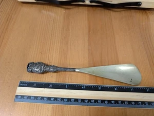 Antique Art Nouveau Art Deco Silver Plated Shoe Horn - Picture 1 of 3