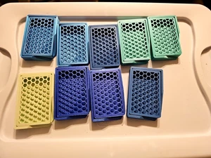 Soap Dish Holder 9 Pcs.  Blue(variants), Teal, Light Green - Picture 1 of 10