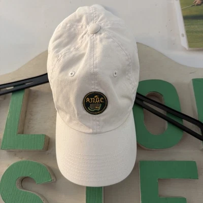 Sombrero con logotipo de miembros del Club de Golf Nacional Augusta ANGC raro Masters logotipo antiguo USADO Foto 1 de 4