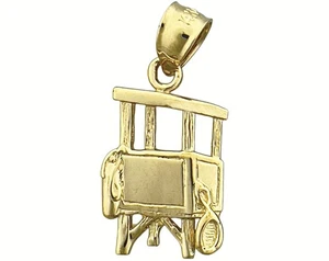 14K Gold Lifeguard Tower Charm - Picture 1 of 6