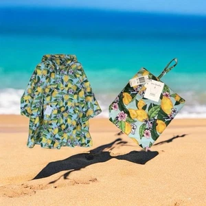 Vera Bradley,Rain Poncho,Sz 2 XL,Packable raid,Fruit print,Hood,Wide sleeve.! - Picture 1 of 13