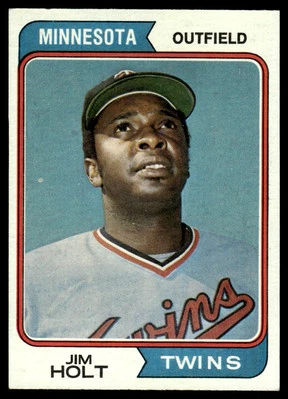 1974 Topps Jim Holt Minnesota Twins #122 - Image 1 of 2