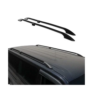 Barre portatutto portapacchi per Vw Caddy 2020-2025 lunghe L2 alluminio nero - Foto 1 di 9