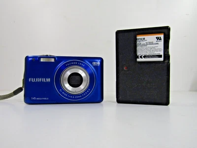 Fujifilm FinePix JX500 14MP HD Movie Digital Camera Blue  - Image 1 of 4