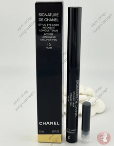 CHANEL SIGNATURE DE CHANEL Longwear Eyeliner Pen 10 NOIR-BLACK 100% AUTHENTIC - Picture 1 of 9