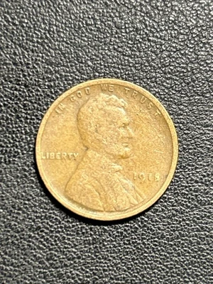 1918 P Lincoln Wheat Penny Cent No Mint Mark - Circulated Philadelphia Mint - Image 1 of 2