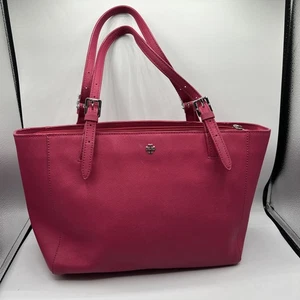 Tory Burch Emerson Medium Tote Bag Saffiano Fuscia Pink - Bild 1 von 21