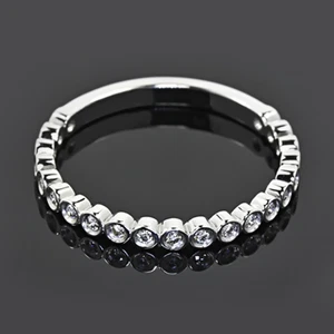 Alianza de boda diamante 0,65 quilates certificado laboratorio cultivado... - Bild 1 von 11