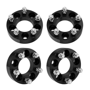 4Pcs 1.25" 5x108 to 5x114.3 Wheel Spacers Adapters 12x1.5 Studs for Volvo - Picture 1 of 11