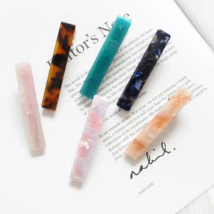 Fashion Girl Acrylic Barrette Hair Clip Hair Snap Hairpin Headdress Accessories - Picture 1 of 9