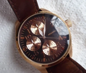 OOZOO WATCH - OVERSIZED COPPER COLOURED WRISTWATCH - ANALOGUE - QUARTZ - Picture 1 of 18
