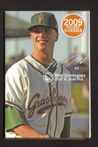 Greensboro Grasshoppers--Matt Dominguez--2009 Schedule--Goodwill Industries - Picture 1 of 2