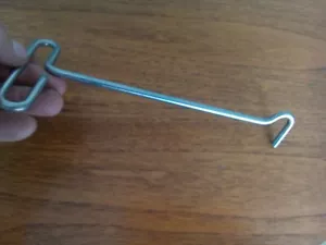 Bivvy Tent Peg Puller hook Heavy Duty Camping Stainless Steel Awning 9" Approx - Picture 1 of 2