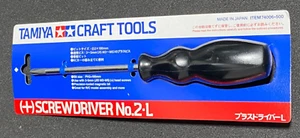 NEW TAMIYA 74006 + SCREWDRIVER NO.2 X 100MM L LARGE SIZED JIS M3 MINI 4WD AND RC - Picture 1 of 5