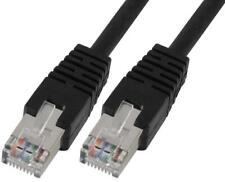 PRO SIGNAL - RJ45 to RJ45 Cat5e S/FTP Ethernet Patch Lead 1m Black