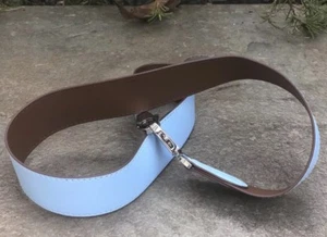 Strap You Leder Nieten Taschengurt abnehmbar für Taschengeldbörsen silber Clips - Bild 1 von 2